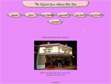 Tablet Screenshot of juneallyson.com